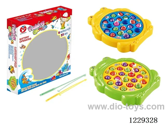 B/O fishing toys with music (21 fish)