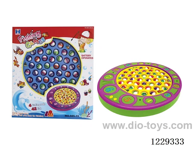 B/O fishing toys with music (42 fish)