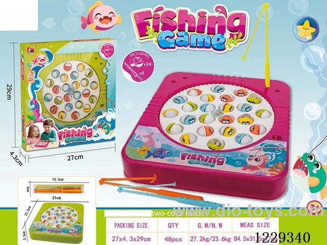 B/O fishing toys 2 colors mixed