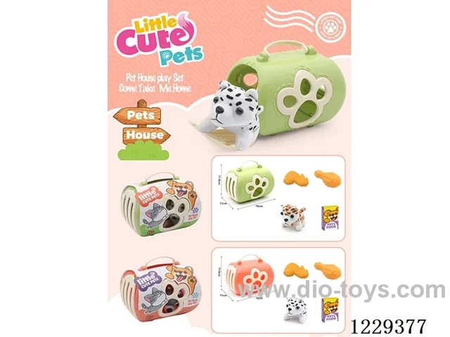 Pet Crate (Plush Speckled Dog)