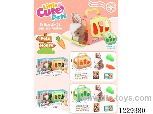 Pet Crate (Plush Rabbit)