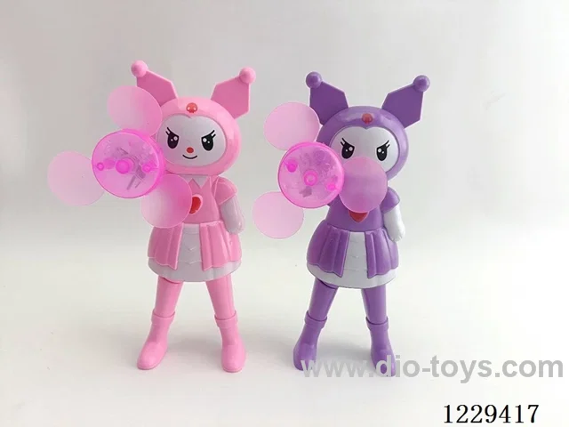 Hand-press Lighted Kuromi Fan