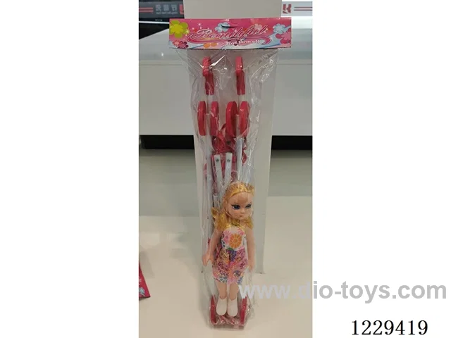 Push Cart with Doll