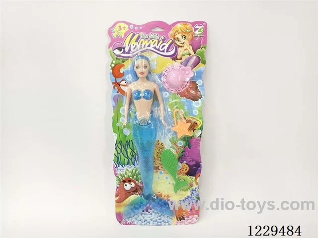 11 inch mermaid with lights 4 colors mixed