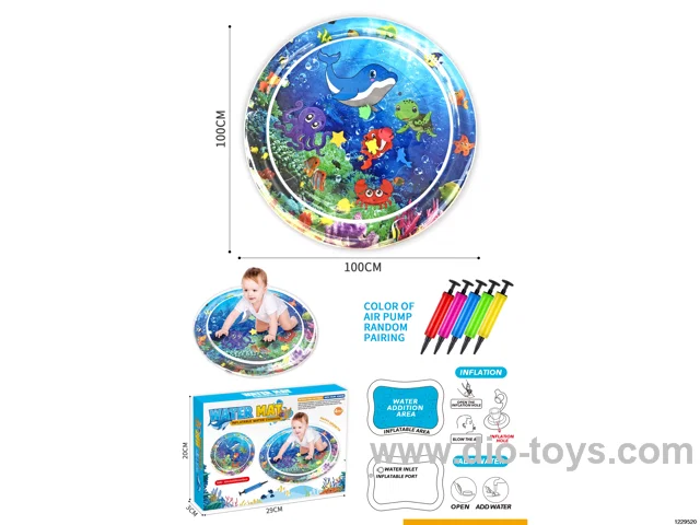 Tap the water mat in colour box