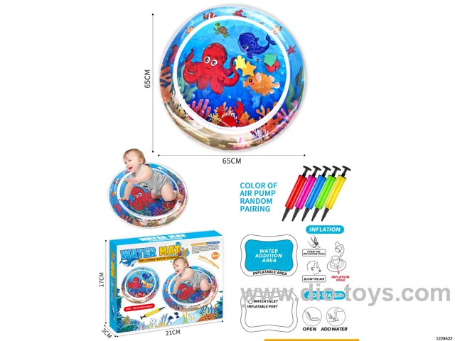 Tap the water mat in colour box