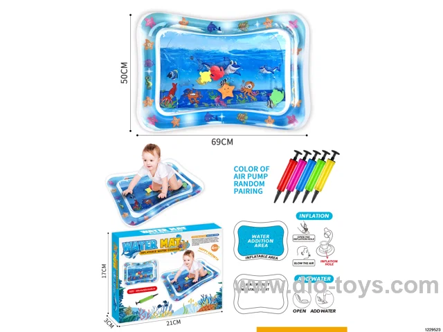Tap the water mat in colour box