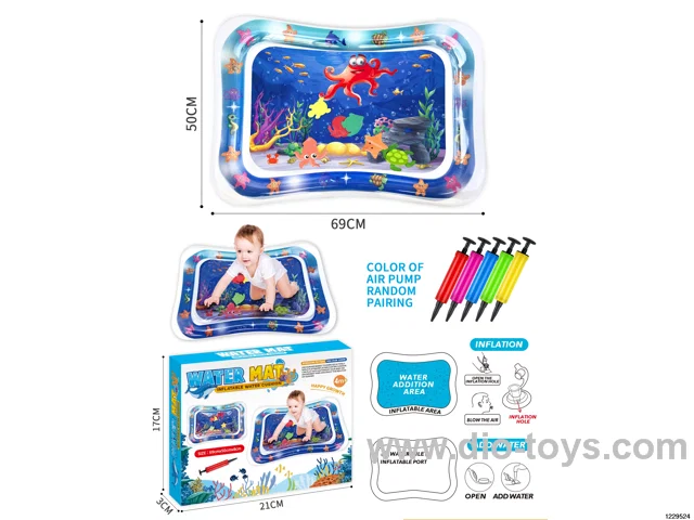 Tap the water mat in colour box