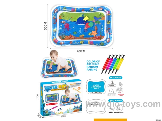 Tap the water mat in colour box