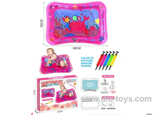 Tap the water mat in colour box