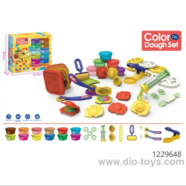 Play Color Dough Modeling Clay Tools Set