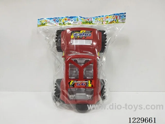Camouflage inertial off-road vehicle (red and blue)