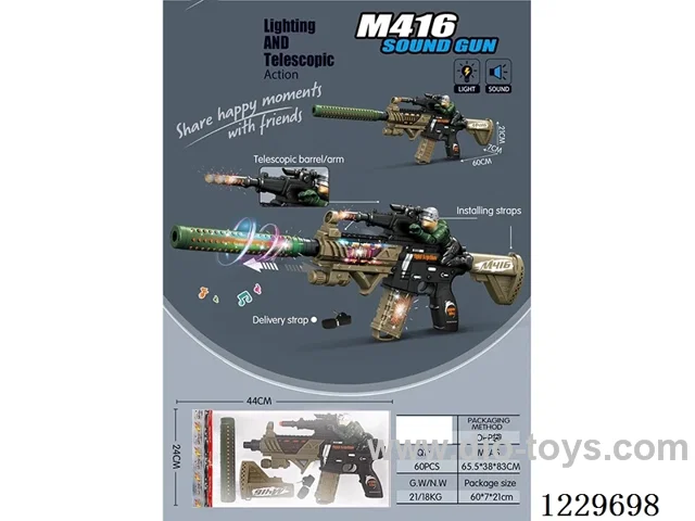 Soldier M16 B/O gun W L/M