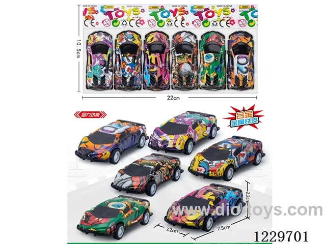 Alloy Pull Back Car (6 PCS)