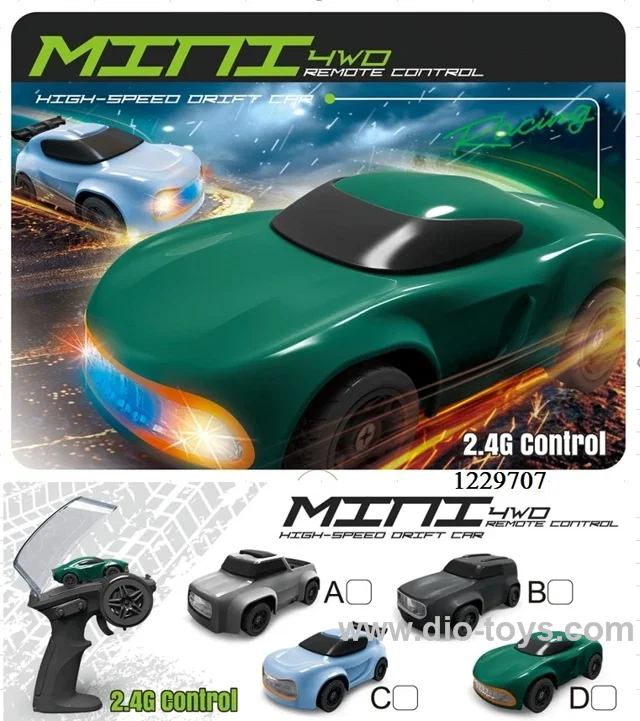 1 64 scale remote control car in color box