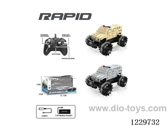 2.4G Land & Water RC Car Included Battery