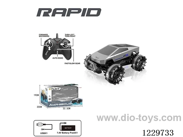 2.4G Land and Water RC Car Included Battery