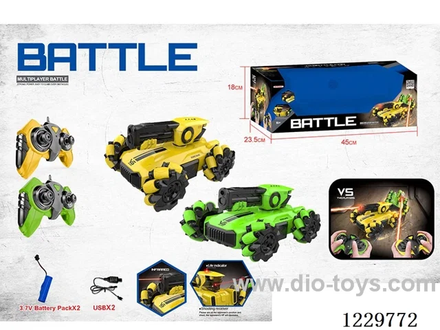 2.4G Infrared Battle RC Car 2-in-1 Included Battery