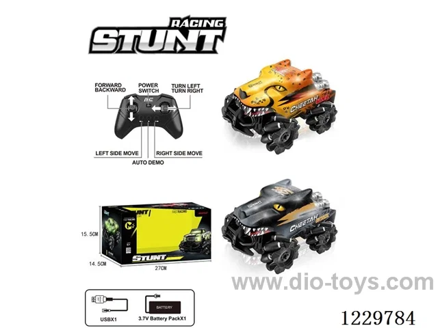 Stunt RC Lighted RC Car + Included Battery