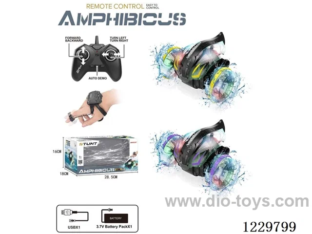 2.4G Aqua RC Stunt Car(Included battery) USB Cable