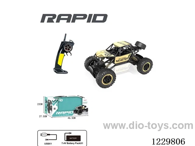 Alloy 2.4G Climbing 4ch RC Car (Included Battery) 1:12 2.4G