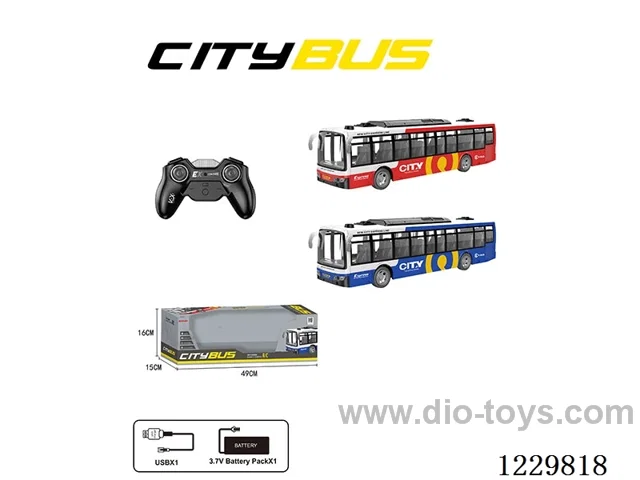 4ch RC Bus + Lights + Included Battery