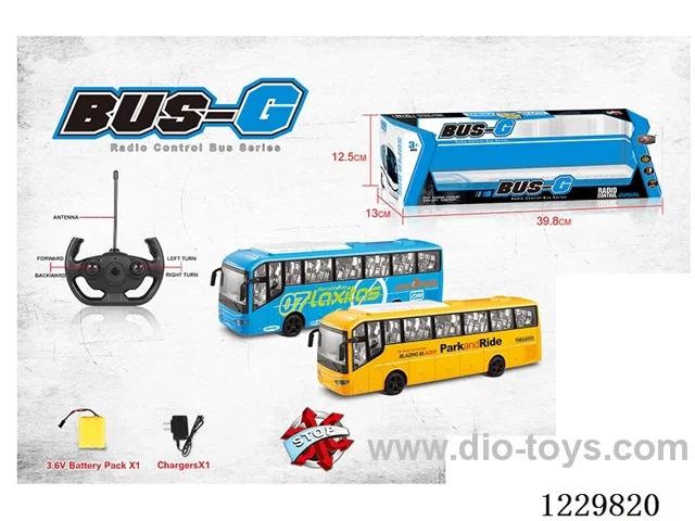 4ch Bus RC Car + Lights (Included Battery)