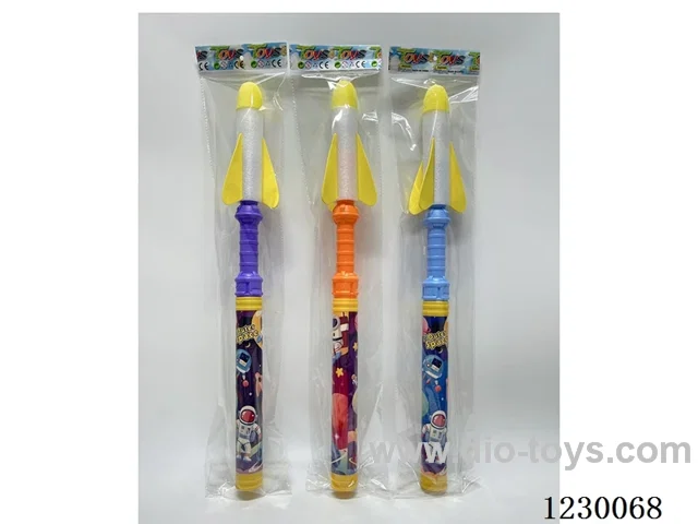 61CM Rocket Launcher with Flashlight (3x1.5V AG3 Button Batteries)