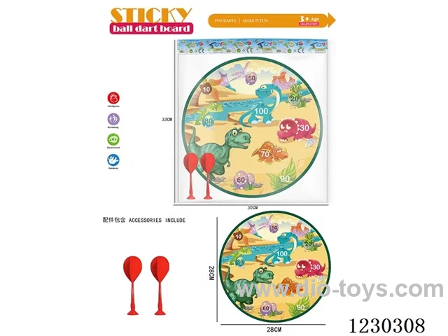 Dinosaur World 28CM Dart Target
