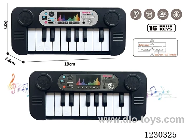 Ten-key dual-tone electronic keyboard