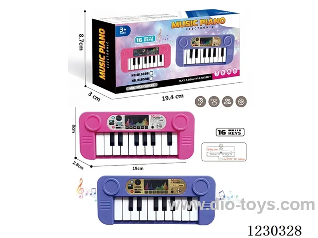 Ten-key dual-tone electronic keyboard