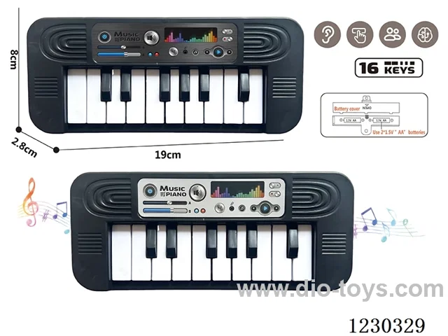 Ten-key dual-tone electronic keyboard