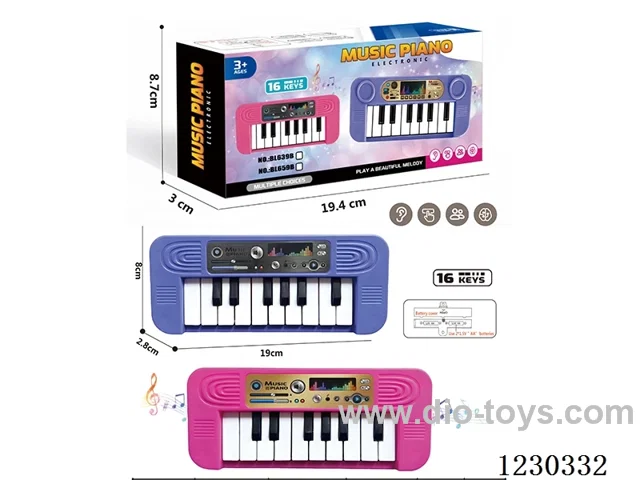 Ten-key dual-tone electronic keyboard