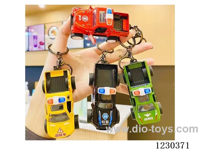 1:64 Pull Back Alloy Door Opening Police Pickup Truck