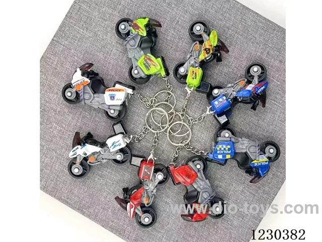 1:64 Free Wheel Alloy Motorcycle Key Chain