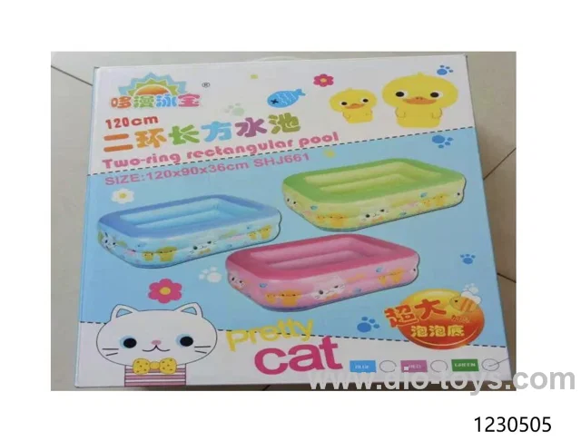 120cm inflatable pool/3color