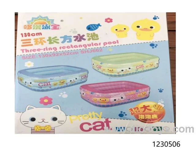 130cm inflatable pool/3color