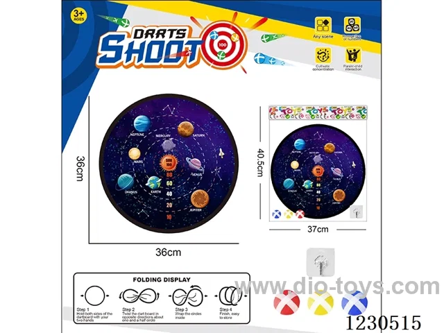Starry Sky Dartboard Sticky Ball Fabric Target 36CM (Customizable Design)