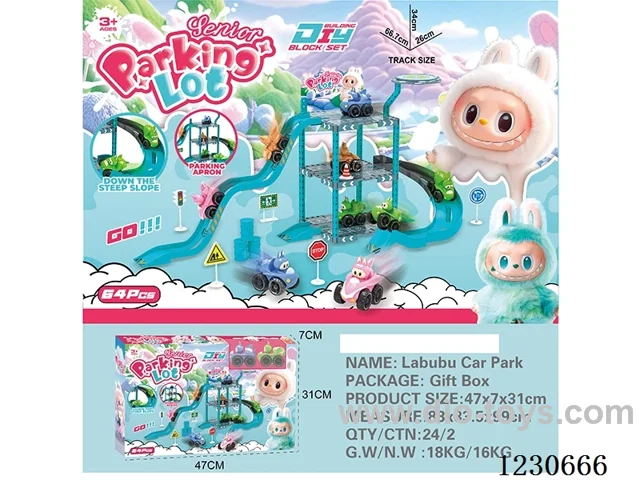 Labubu Assembled Parking Lot
