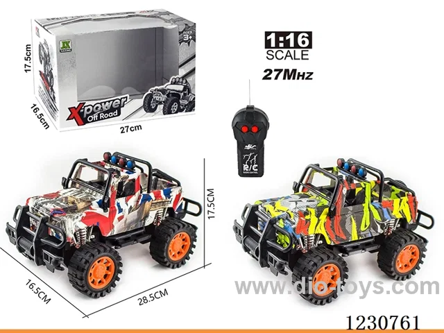 27MHZ 1:16 2ch RC Land Rover Convertible Racing Car (battery not included)
