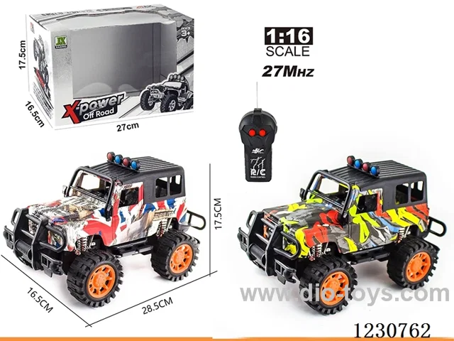27MHZ 1:16 2ch RC Land Rover Full Cabin Racing Car (battery not included)