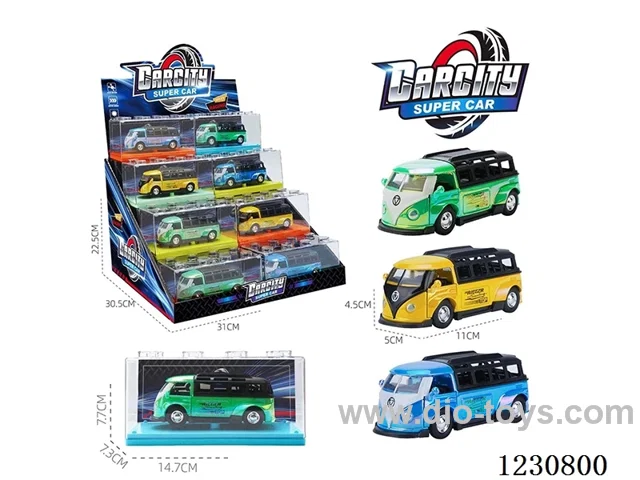 1:36 pull back alloy car 3 colors mixed 24PCS