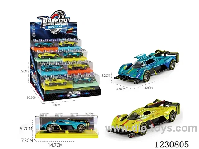 1:36 pull back alloy car 2 colors mixed 32PCS