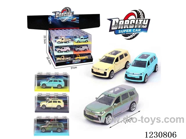 1:36 pull back alloy car 3 colors mixed 24PCS