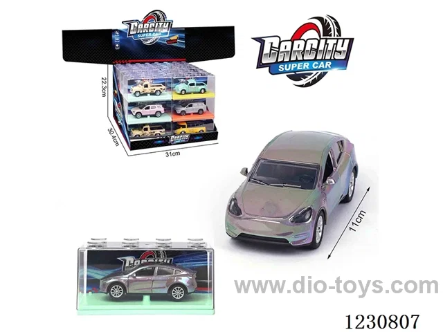 1:36 pull back alloy car 3 colors mixed 24PCS