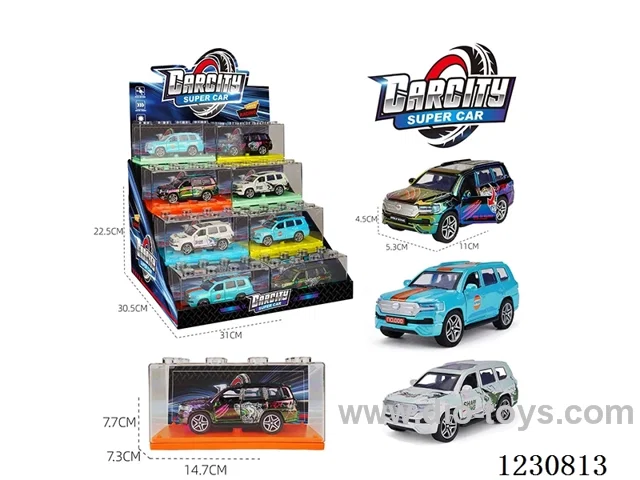 1:36 pull back alloy car 3 colors mixed 24PCS