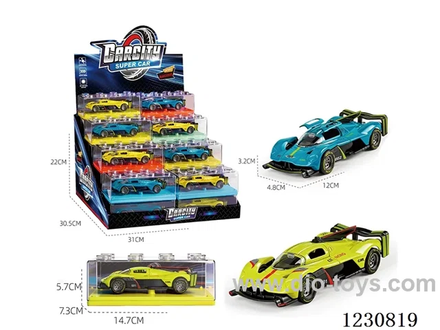 1:36 pull back alloy car 32PCS