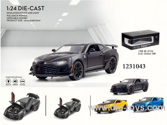 1：24 metal die-cast car in window box