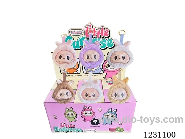 6-inch plush rubber LABUBU doll blind box (multi-style mix)