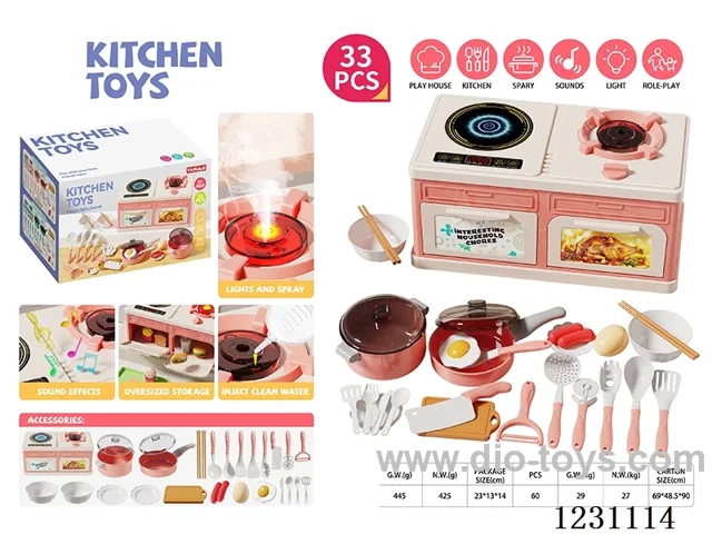 Stove Top Series 33PCS - 3*AA batteries not included